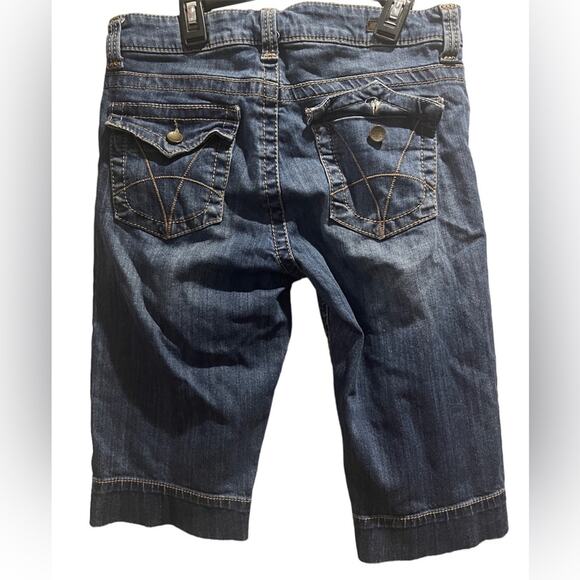 KUT FROM THE KLOTH Natalie Mid Rise Bermuda, Exclusive (Anticipate Wash) Sz 4 - Picture 4 of 6